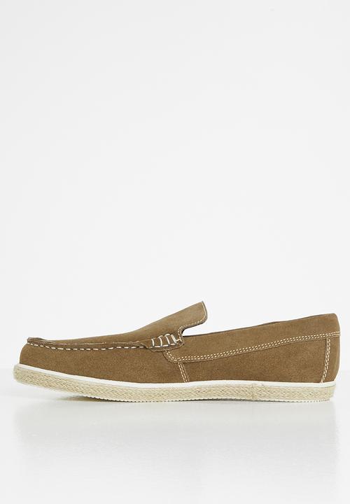 POLO - Damian suede espadrille - tan