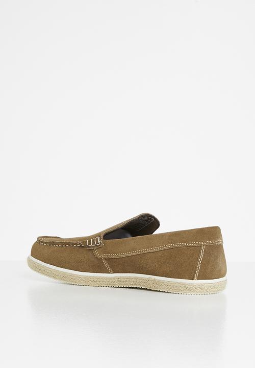 POLO - Damian suede espadrille - tan