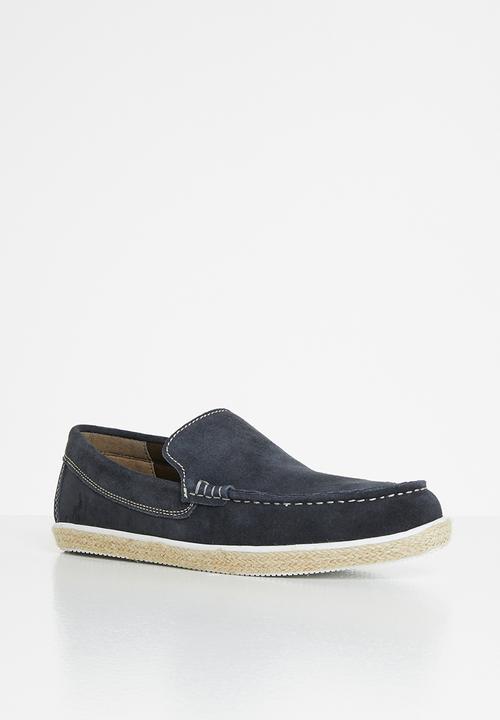 POLO - Damian suede espadrille - navy