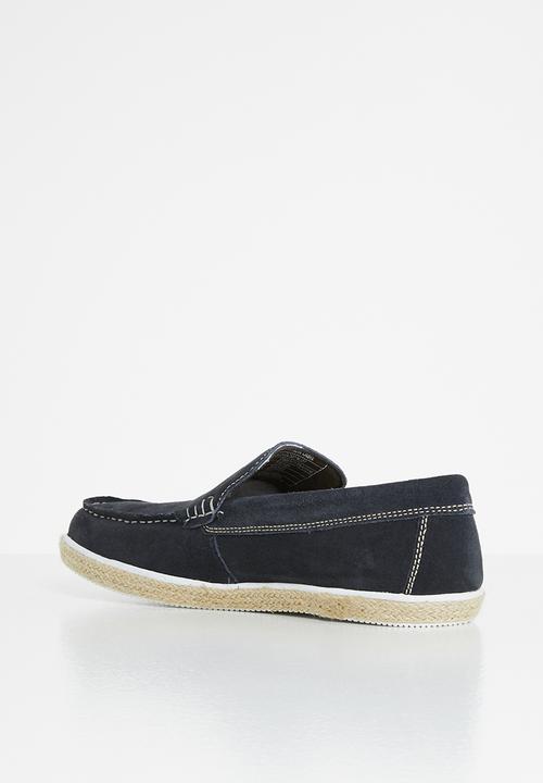 POLO - Damian suede espadrille - navy