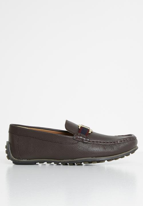 POLO - Devin leather moccassin - brown