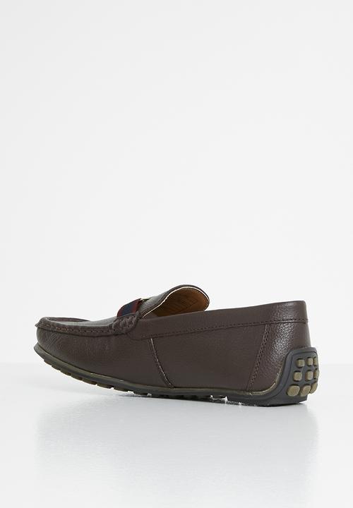 POLO - Devin leather moccassin - brown