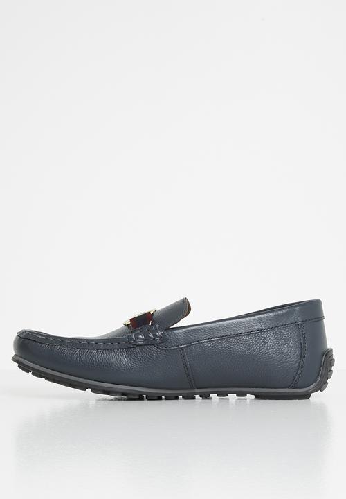 POLO - Devin leather moccassin - blue 