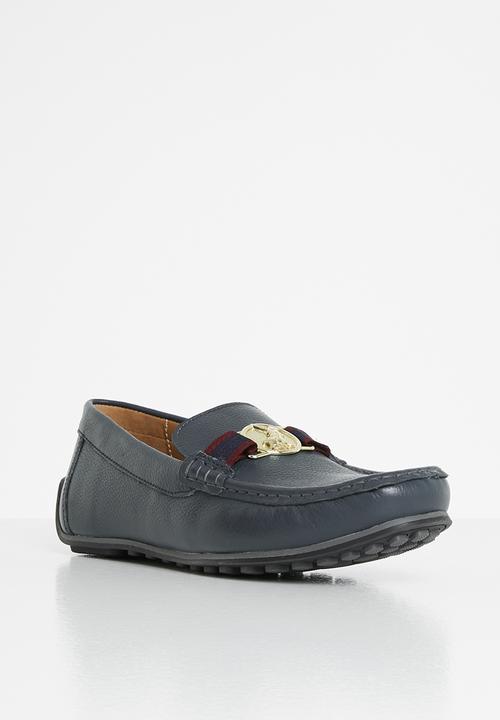 POLO - Devin leather moccassin - blue 