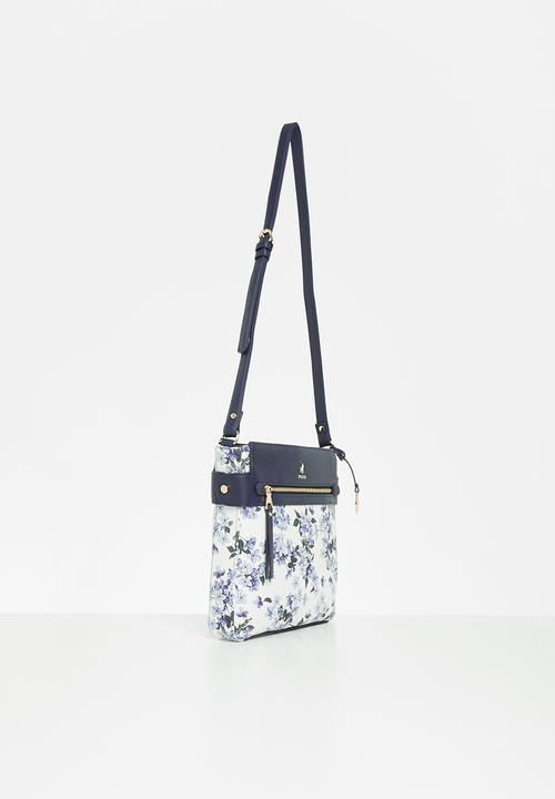 POLO - Polo floral crossbody - blue