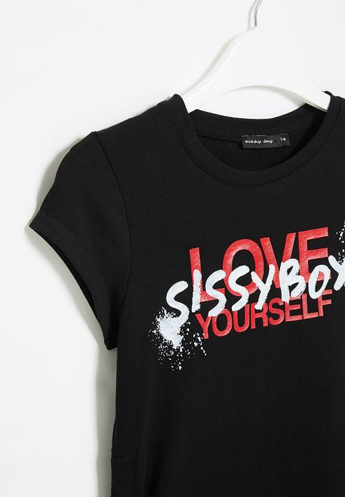 SISSY BOY - Runway hit top - black