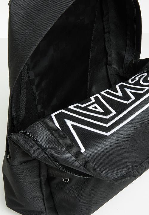 Vans - Old skool drop v backpack - black & white