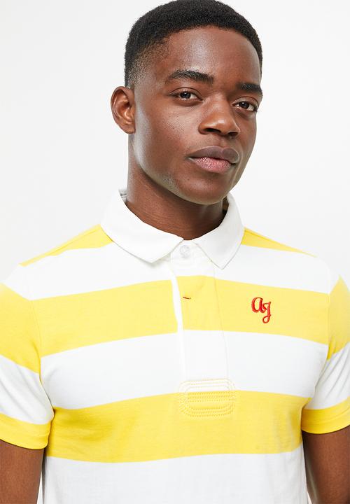 Aca Joe - Yd 88 rugby golfer - yellow & white