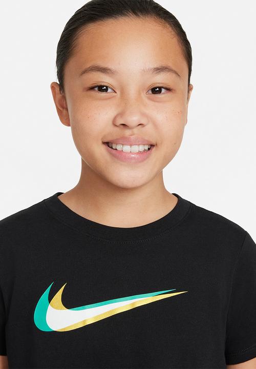 Nike - G nsw short sleeve crop tee - black