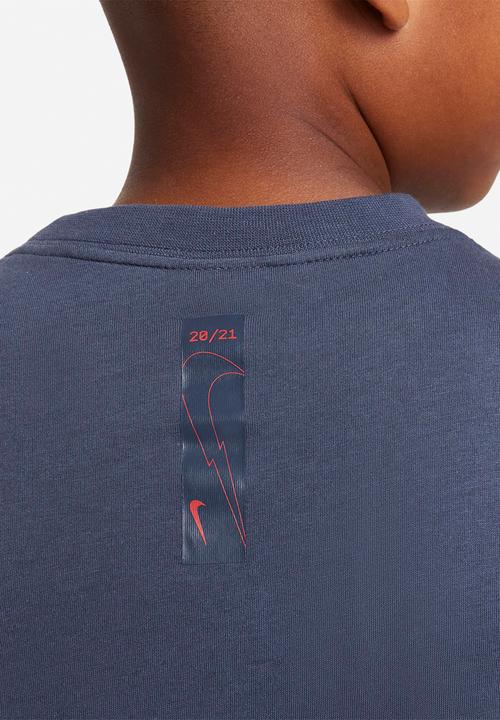 Nike - B nsw zigzag short sleeve tee - navy 