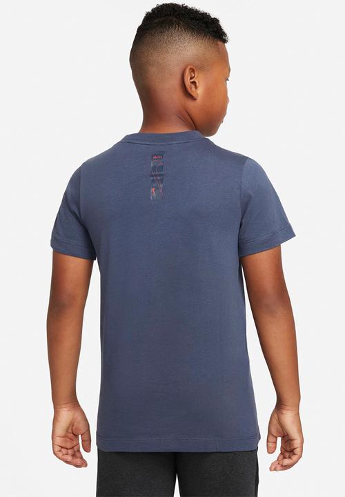 Nike - B nsw zigzag short sleeve tee - navy 