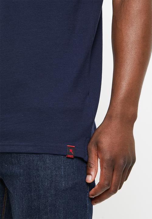 SOVIET - M cordova short sleeve pique golfer  - navy