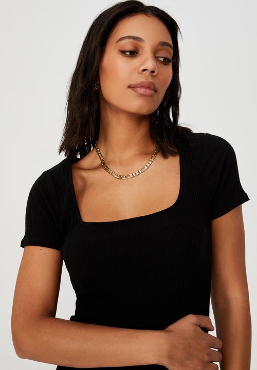 Cotton On - Essential mini dress - black