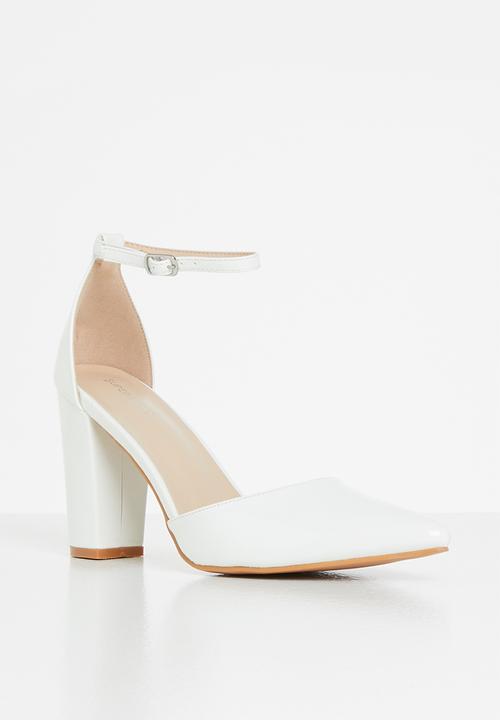 Superbalist - Annabelle block heel - white