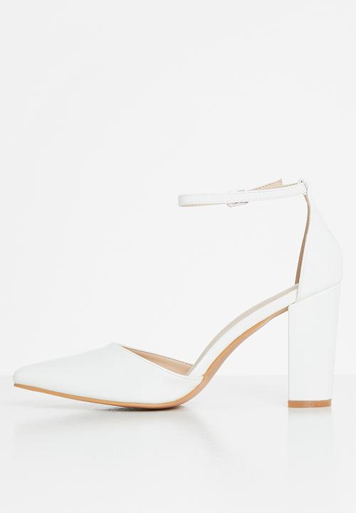 Superbalist - Annabelle block heel - white