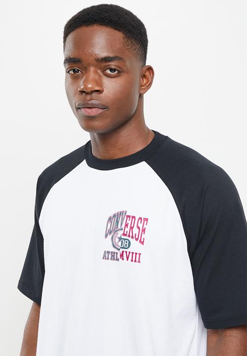 Converse - Icon remix graphic tee - white & black 