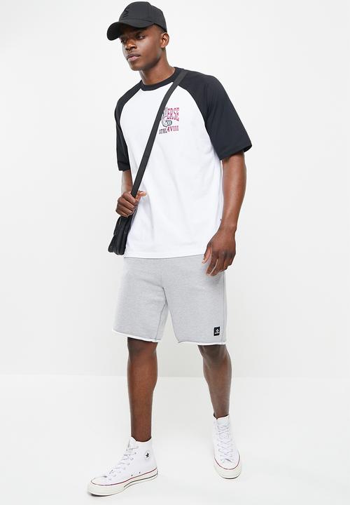 Converse - Icon remix graphic tee - white & black 