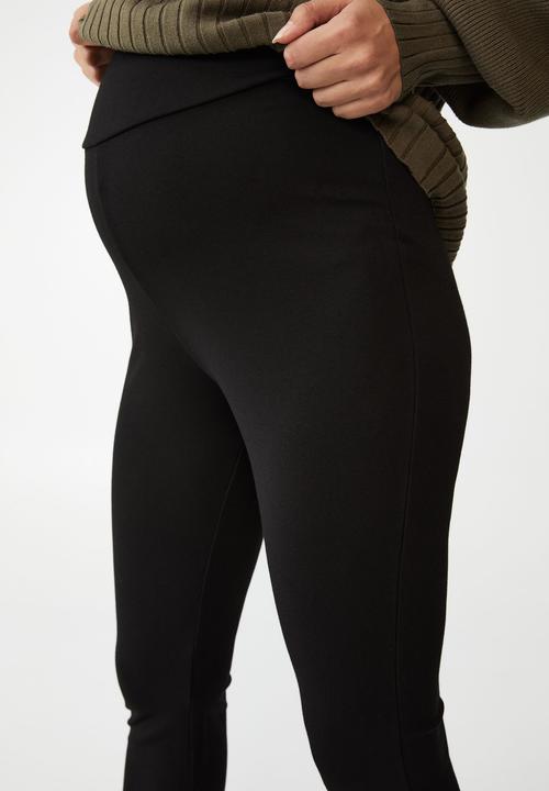 Cotton On - Maternity flare legging - black