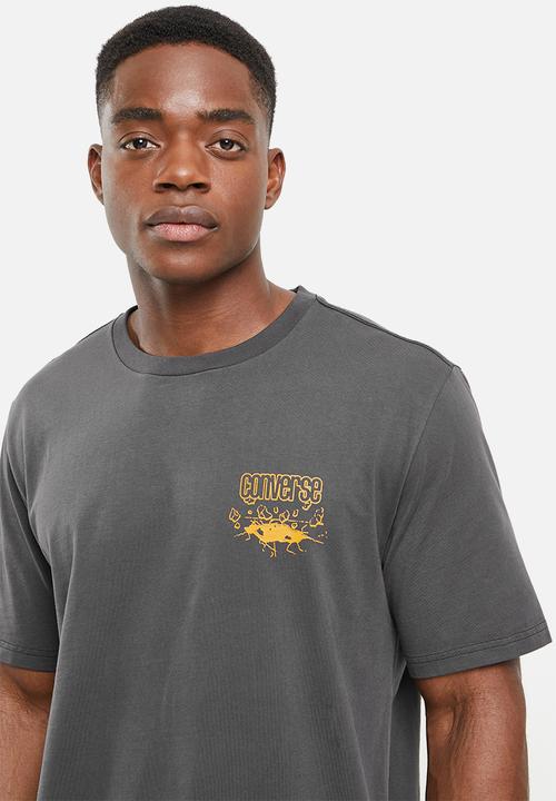 Converse - High demand collage tee - black