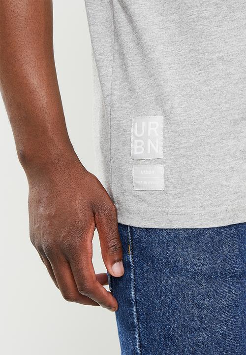 urban° - Urban printed short sleeve tee - grey