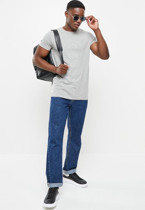 urban° - Urban printed short sleeve tee - grey