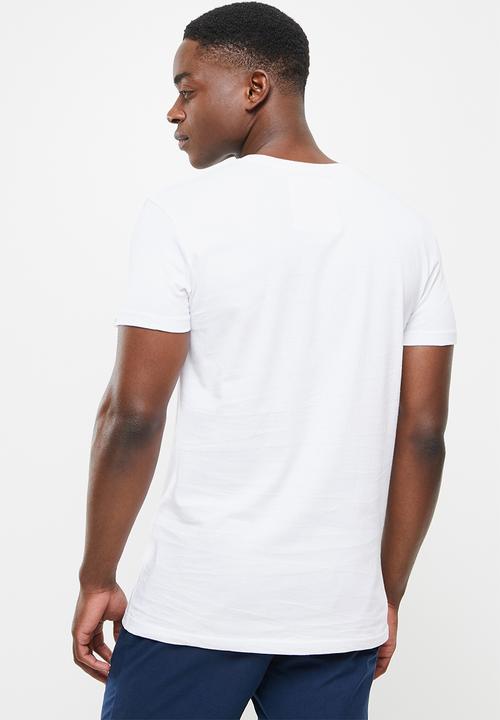 urban° - Urban printed short sleeve tee - white