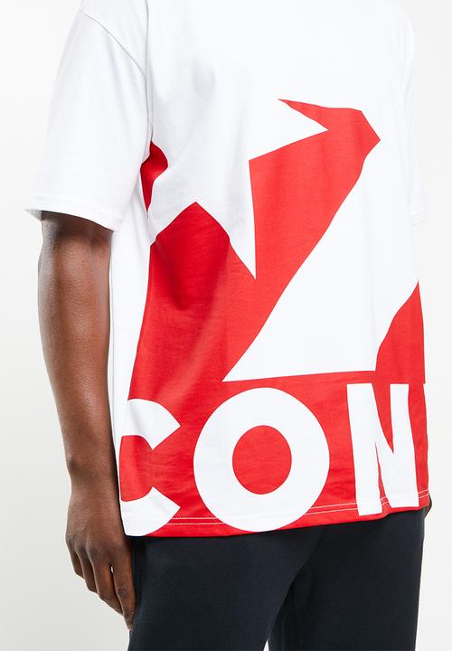 Converse - Icon remix graphic tee - white