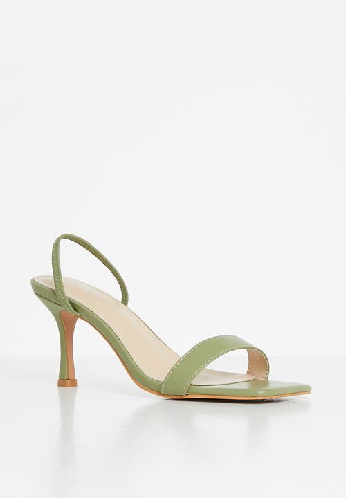 Superbalist - Ali slingback heels - green