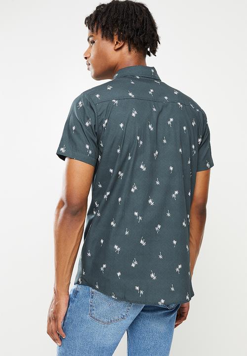 Rip Curl - Paradise palmz short sleeve shirt - navy