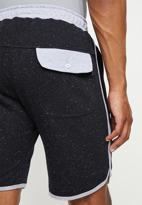 Rip Curl - Slubby elastic shorts - black