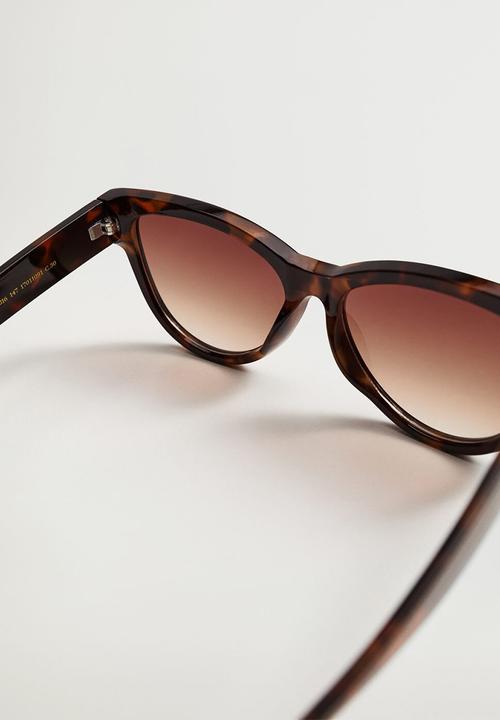 MANGO - Acetate frame sunglasses - brown
