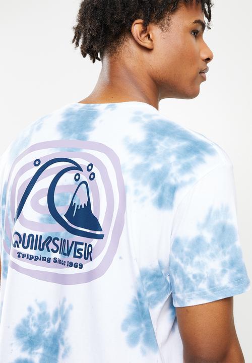 Quiksilver - Spiral work short sleeve - white & blue 