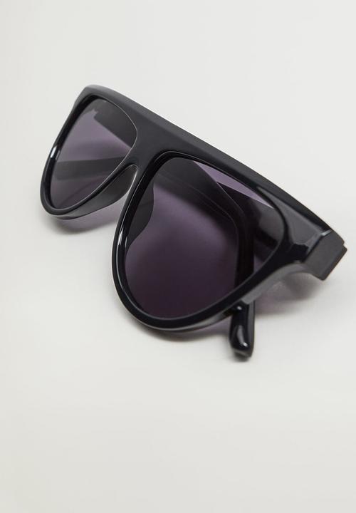 MANGO - Acetate frame sunglasses - black