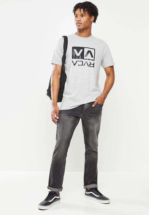 RVCA - Flipped box ss tee - grey heather