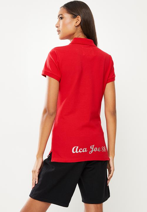 Aca Joe - Ladies aca joe foil aj golfer - red