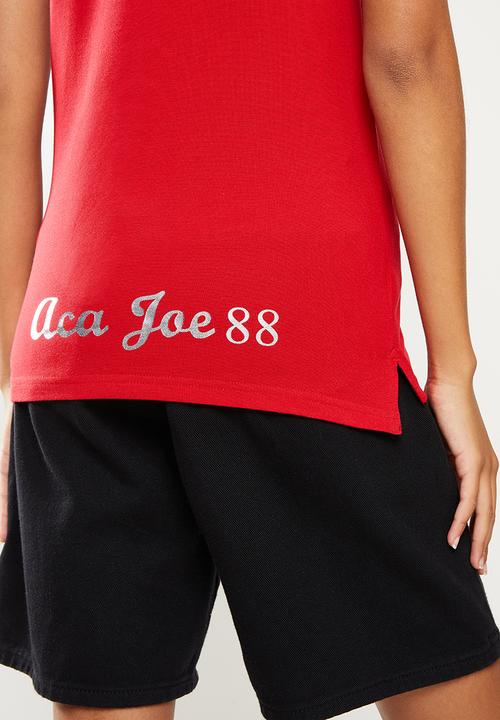 Aca Joe - Ladies aca joe foil aj golfer - red