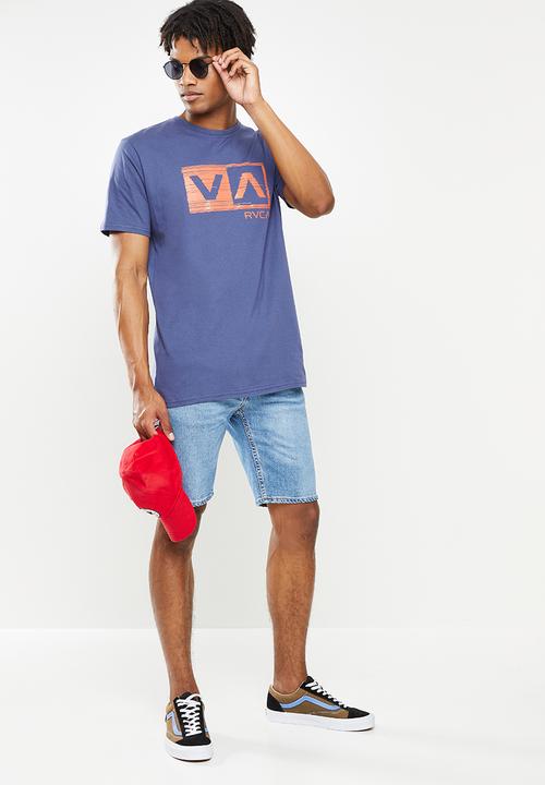 RVCA - Glitch box short sleeve tee - blue