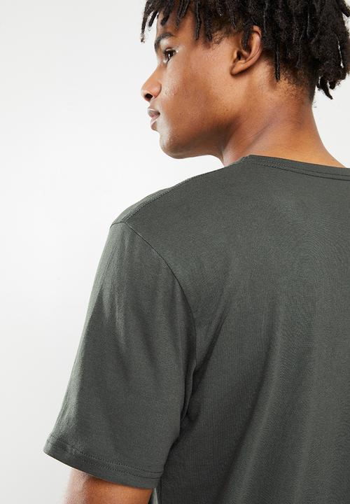 RVCA - Stencil box short sleeve tee - charcoal