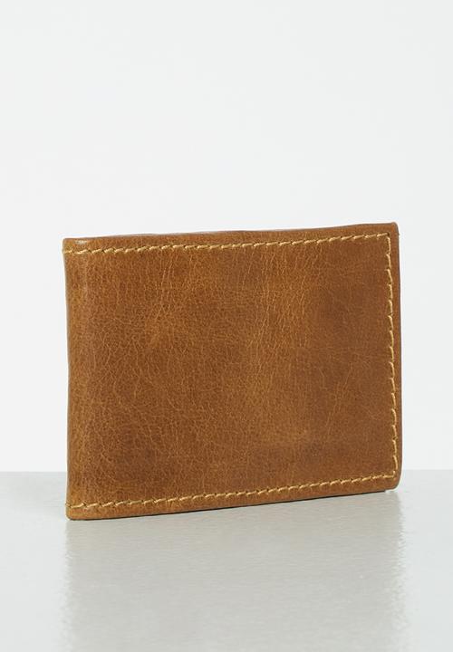 Superbalist - Basic leather cardholder - tan