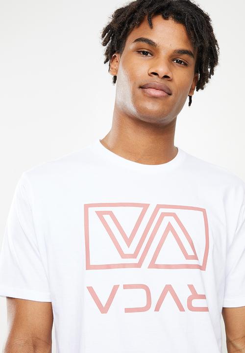 RVCA - Stencil box short sleeve tee - white