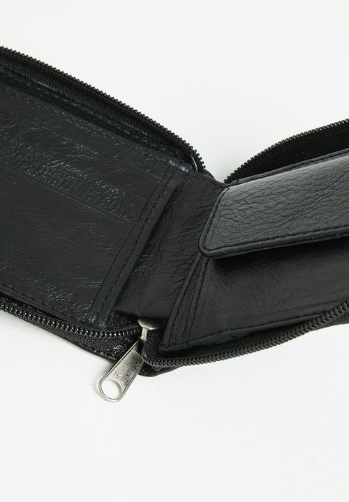 Superbalist - Koko leather trifold wallet - black