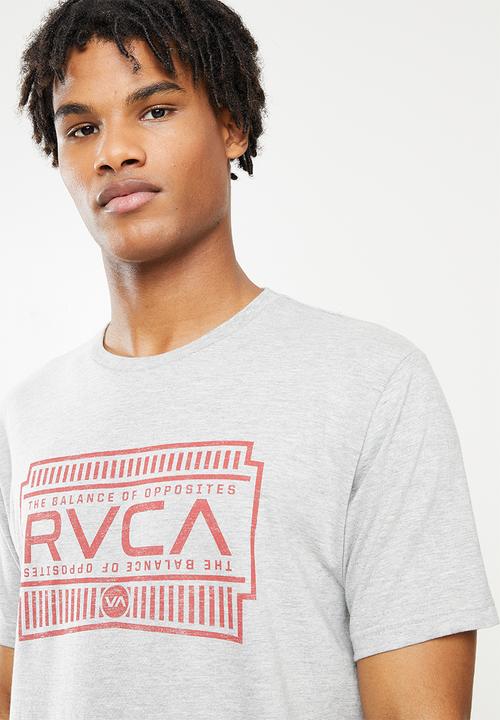 RVCA - Wood work short sleeve tee - grey heather