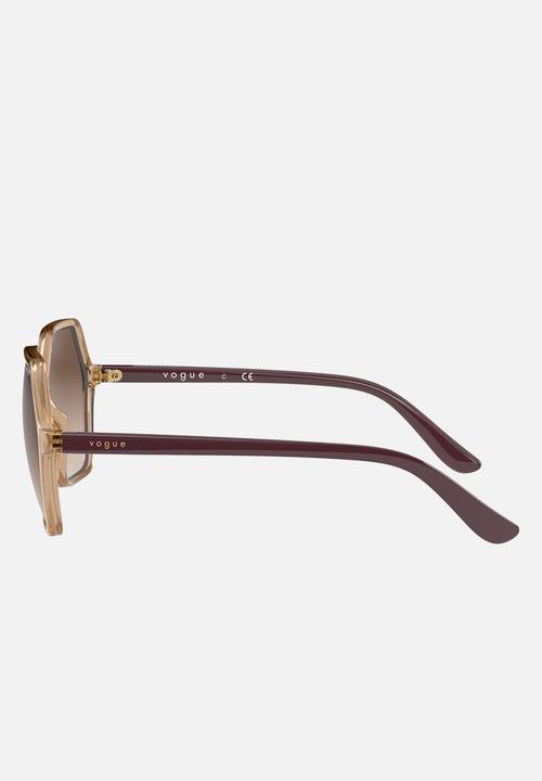 Vogue Eyewear - Irregular sunglasses - light brown