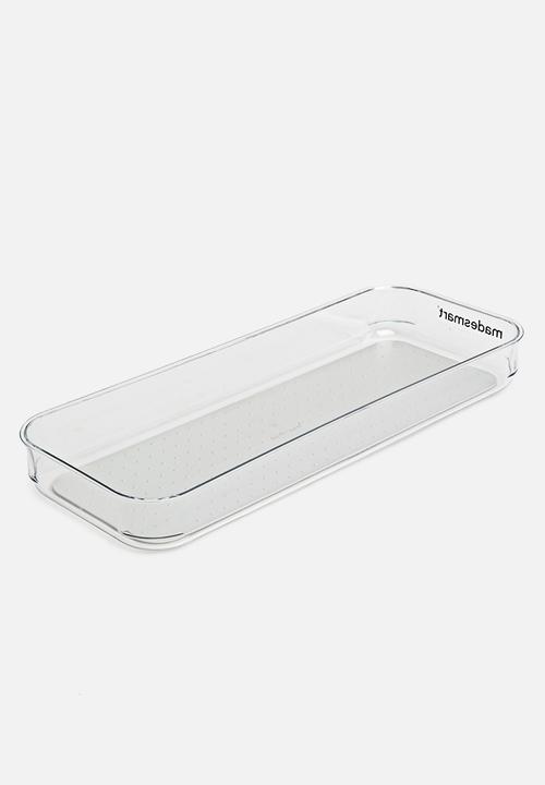 Madesmart - Soft-grip 16x6 bin - clear