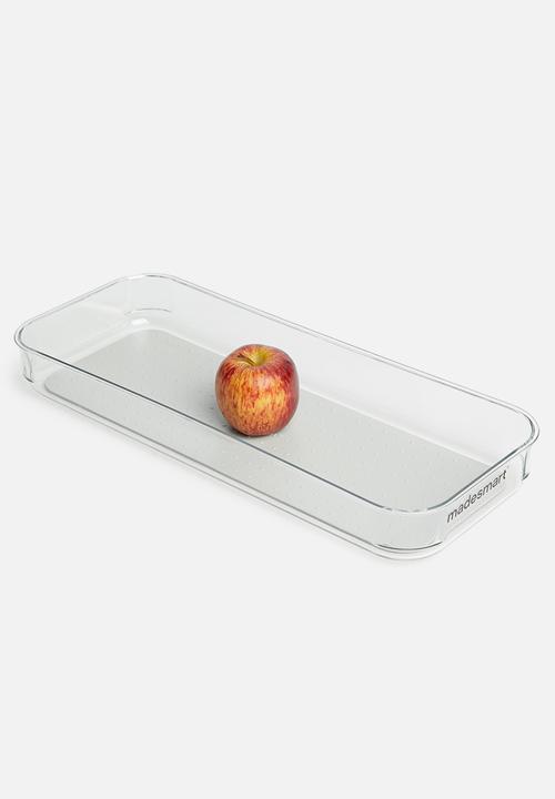 Madesmart - Soft-grip 16x6 bin - clear