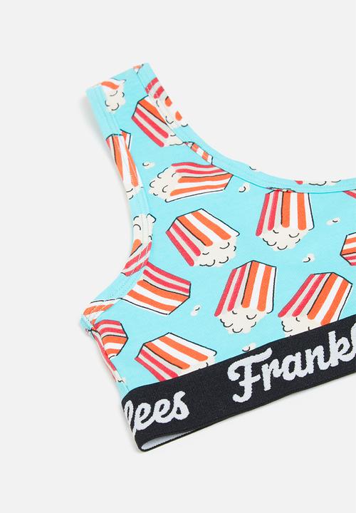 Franklees - Popcorn u-back bralette - multi print