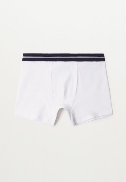 MANGO - Brief stripes - navy