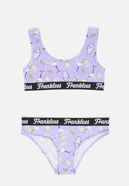 Franklees - With a twist u-back bralette - multi print