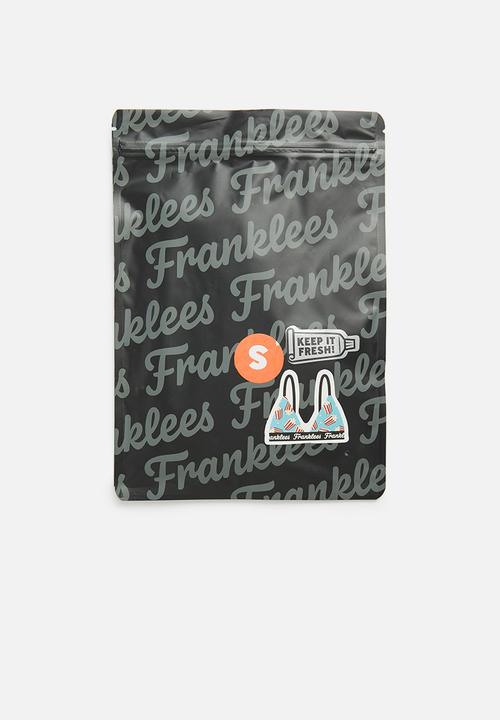 Franklees - Popcorn triangle bralette - multi print