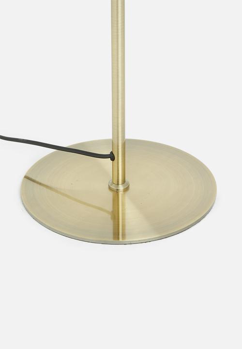 Sixth Floor - Zen floor lamp - gold